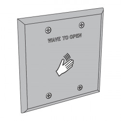 LCN 8310-813 Series Touchless Actuators - Wall Mount - 4-3/4" Square