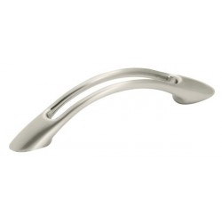 Amerock BP19259G10 Essential'Z Cabinet Pull, 3" CTC, Satin Nickel