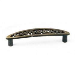 Laurey 79105 3" Classic Traditions Filigree Pull - Antique Brass
