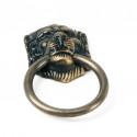 Laurey 78805 3" Classic Traditions Lion Head Pull - Antique Brass