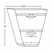 American imaginations AI-117 Modern Plywood-Melamine Vanity Base Only In Wenge