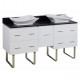 American Imaginations AI-142 Plywood-Veneer Vanity Set In White