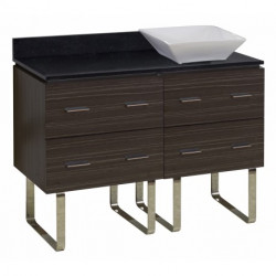 American Imaginations AI-138 Plywood-Melamine Rectangle Vanity Set In Dawn Grey