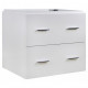 American Imaginations AI-143 Plywood-Veneer Vanity Set In White