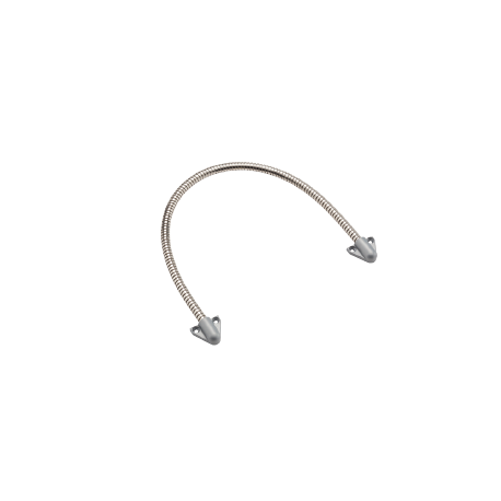 Locknetics DC-PL Light Duty door Cord W/ Silver Plastic End Caps, Stainless Steel Cable