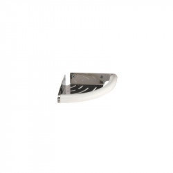 Ponte Giulio G02AOS01 Stainless Steel Shelf w/ Assist Bar, Corner