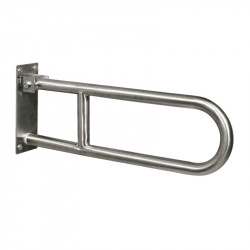 Ponte Giulio G55CS SS Folding Grab Bar, 1 1/4" Satin