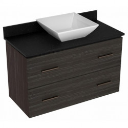 American Imaginations AI-149 Plywood-Melamine Vanity Set In Dawn Grey