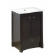 American Imaginations AI-165 Elite Series Birch Wood-Veneer Vanity Set In Distressed Antique Walnut
