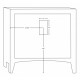 American Imaginations AI-175 Plywood-Veneer Vanity Set In Walnut
