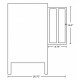 American Imaginations AI-1776 Plywood-Veneer Vanity Set In Walnut