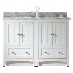 American Imaginations AI-1778 Plywood-Veneer Vanity Set In White