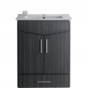 American Imaginations AI-1813 Plywood-Melamine Vanity Set In Dawn Grey