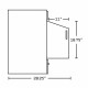 American Imaginations AI-1813 Plywood-Melamine Vanity Set In Dawn Grey