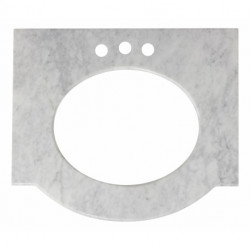 American Imaginations AI-1817 Marble Top In 4-in. o.c. Faucet