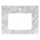 American Imaginations AI-1828 Birch Wood-Veneer Vanity Set, Color- White