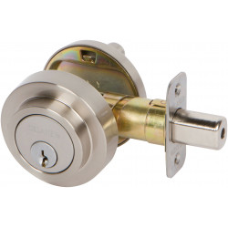 Delaney 34500 Round Single Cylinder Contemporary Deadbolt