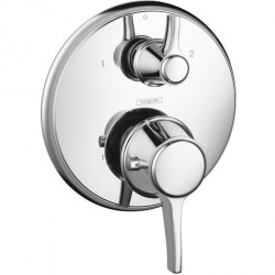 Hansgrohe 15752 Ecostat Classic Thermostatic Trim w/ Volume Control, Round