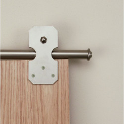 Custom Service Hardware QG.1310.NR.02 Notched Rectangle Hardware Short Bracket Kit