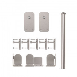 Custom Service Hardware QG.1300.BR.02 Basic Rectangle Hardware Short Bracket Kit