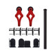 Custom Service Hardware QG.1300.PL.02 Palm-Leis Hardware Short Bracket Kit