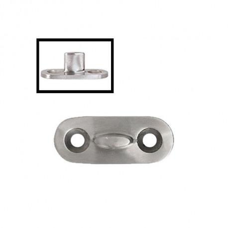 Custom Service Hardware NT.1413.SS Stainless Steel Floor Guide For Wood Door