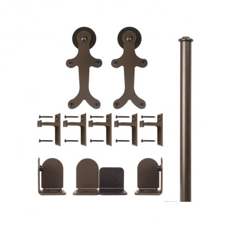 Custom Service Hardware QG.1300.GB.07-NR GingerBread Hardware Short Bracket Kit Oil Rubbed Bronze