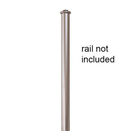 Custom Service Hardware QG.1300.RS. Round Stick Hardware Short Bracket Kit