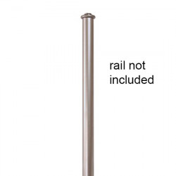 Custom Service Hardware QG.1310.BR. Basic Rectangle Hardware Short Bracket Kit (No Rail)