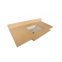 Bellaterra 7614-TOP 45 in. Counter Top With Rectangular Sink