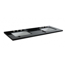 Bellaterra 430002-61D 61" Countertop And Double Rectangle Sink