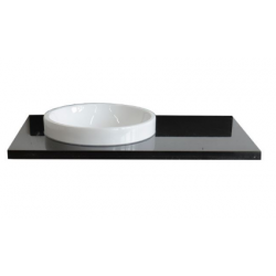 Bellaterra 430003-37L 37" Countertop And Single Round Left Sink