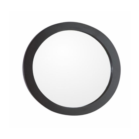 Bellaterra 9900-M Round Framed Mirror-Manufactured Wood
