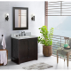Bellaterra 400100-BA 31" Single Vanity In Brown Ash