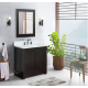 Bellaterra 400100-BA 31" Single Vanity In Brown Ash