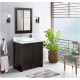 Bellaterra 400100-BA 31" Single Vanity In Brown Ash