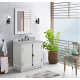 Bellaterra 400100-GA 31" Single Vanity In Glacier Ash