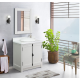 Bellaterra 400100-GA 31" Single Vanity In Glacier Ash