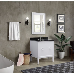 Bellaterra 400400-WH 31" Single Vanity In White