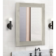 Bellaterra 400501-CAB-LY 37" Single Wall Mount Vanity In Linen Gray