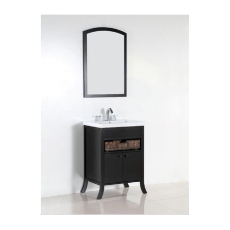 Bellaterra 500823A Single Sink Vanity, Finish - Gray Brownish Oak