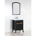 Bellaterra 500823A Single Sink Vanity, Finish - Gray Brownish Oak