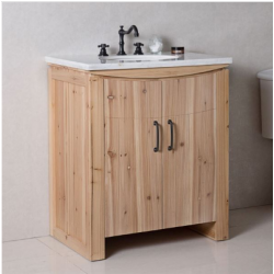 Bellaterra 6001-30-NL-JW 30 In Single Sink Vanity-Solid Fir-Natural