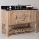 Bellaterra 6004-48-NL 48 In Single Sink Vanity-Solid Fir-Natural