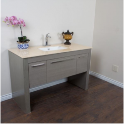 Bellaterra 804380-R-GY 55.3 In Single Sink Vanity