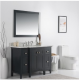 Bellaterra 77614 49" Single Vanity White Marble Top