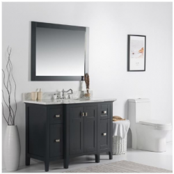 Bellaterra 77614 49" Single Vanity White Marble Top