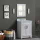 Bellaterra 400700-25-WH 25" Single Sink Vanity In White Finish