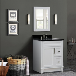 Bellaterra 400700-31-WH 31" Single Sink vanity In White Finish