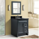 Bellaterra 400700-31-DG 31" Single Sink Vanity In Dark Gray Finish